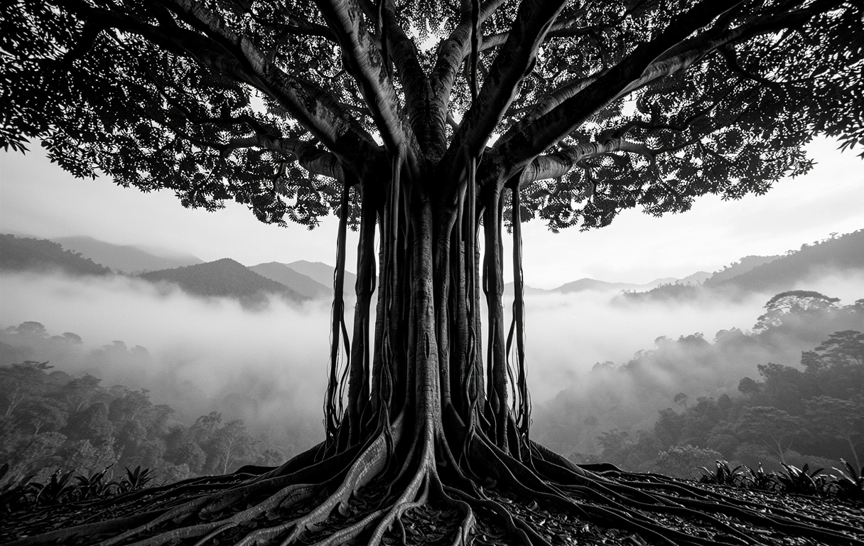 Mountain landscape texture